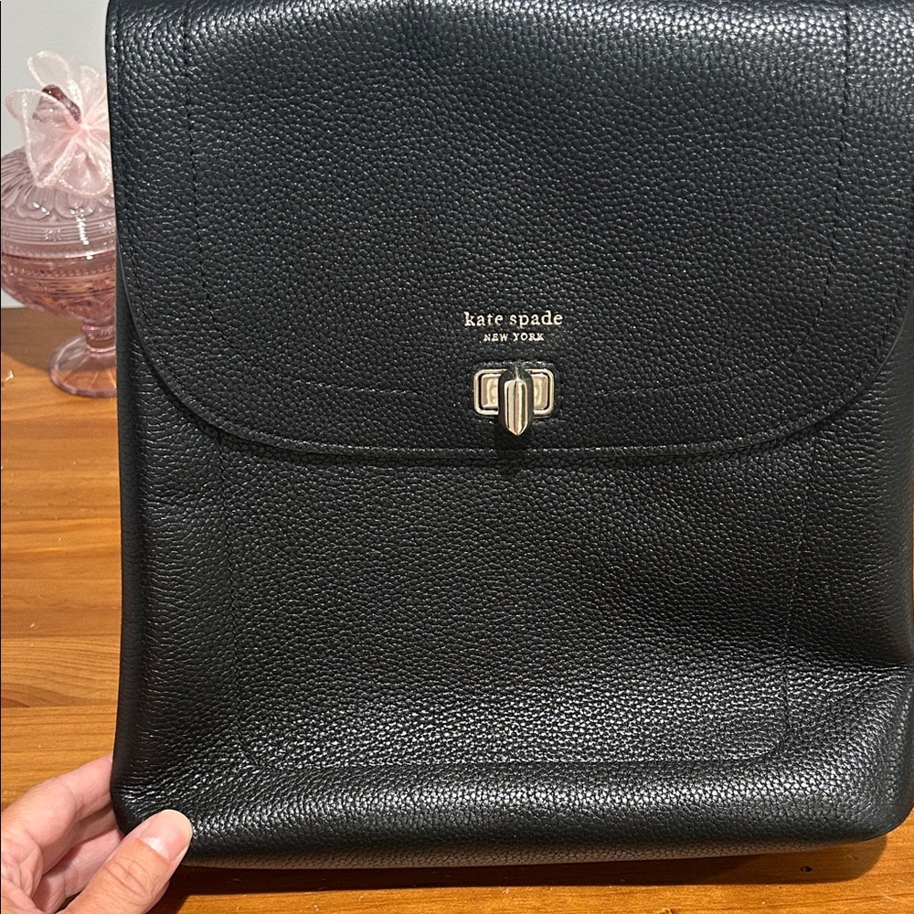 Kate Spade Black Textured Men's Backpack